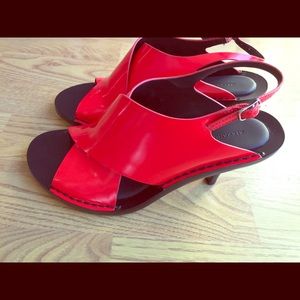 Alexander Wang Red Vero Cuoio Heels